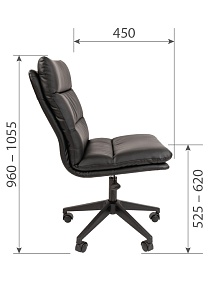 Офисное кресло CHAIRMAN 919, экокожа, черный